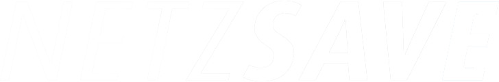 NETZSAVE-Logo in weiß